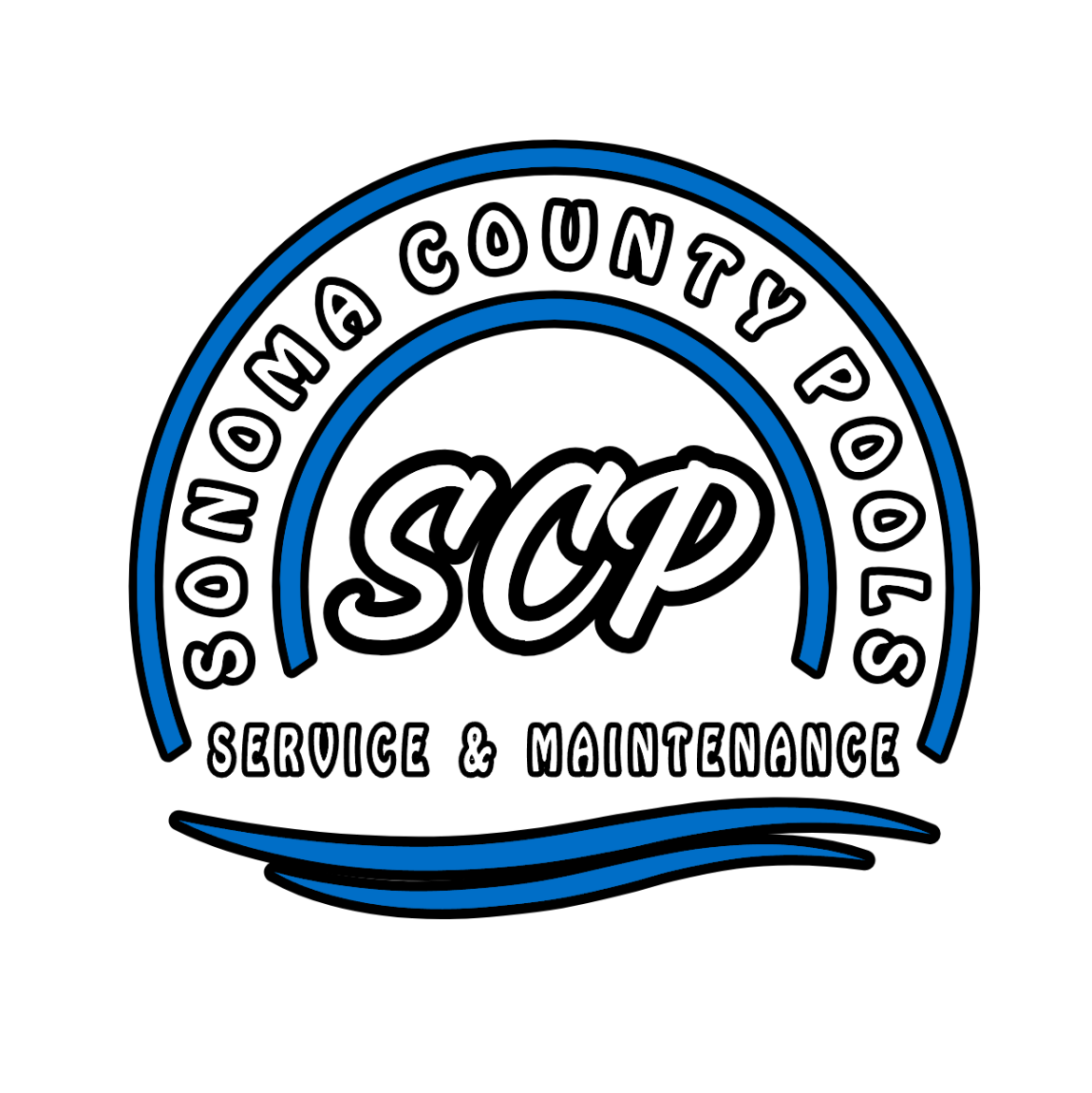 Sonoma County Pools logo